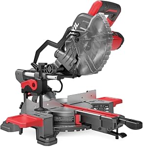SKIL 10 Amp 7-1/4" Single Bevel Miter Saw with Compact Rail System & LED Shadow L