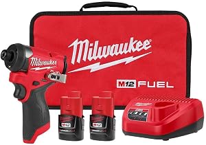 Milwaukee Electric - M12 Fuel. 1/4 HEX Impact Driver KIT