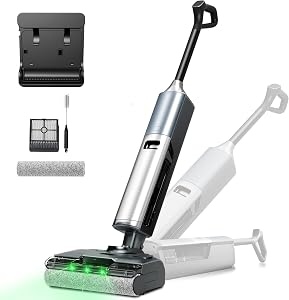 Wet Dry Vacuum Cleaner, 45kPa Vacuum Mop All in One, Mop Vacuum Cleaner for Hard Floor Cor